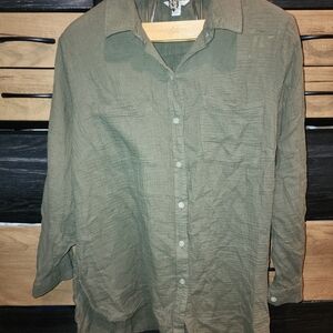 Cato Olive Green Blouse Size 18/20W